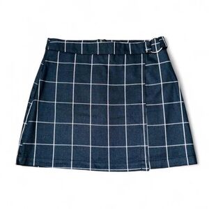 PacSun Clueless Schoolgirl Navy Plaid Mini Skirt